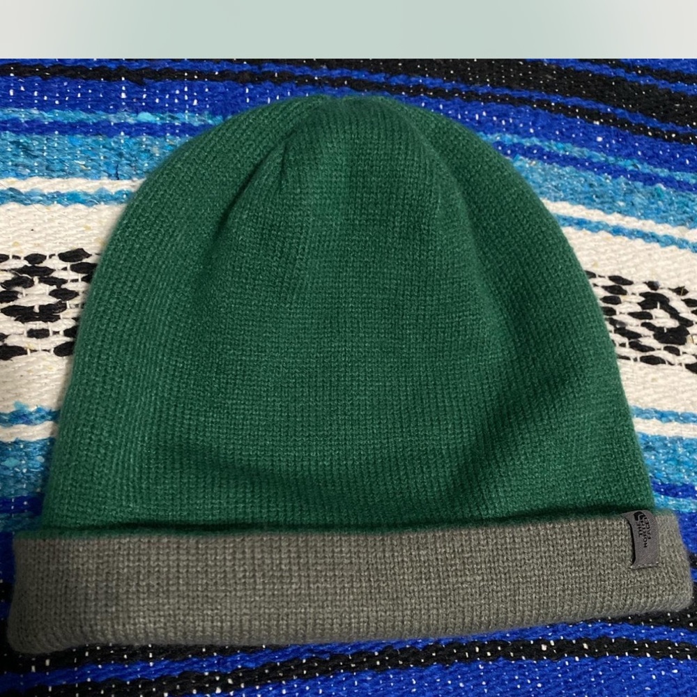 Green and Gray Beanie